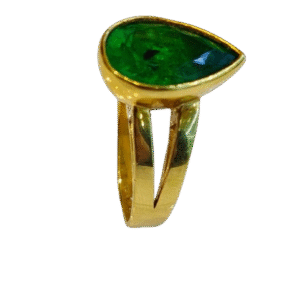Anillo en Oro 18k y Esmeralda AN003