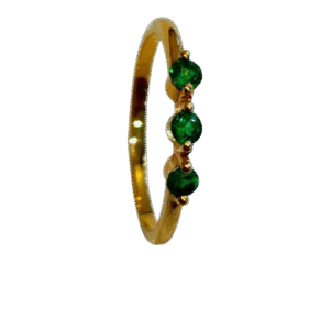 Anillo en Oro 18k con Esmeralda AN019