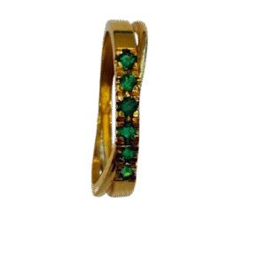 Anillo en Oro 18k con Esmeralda AN018