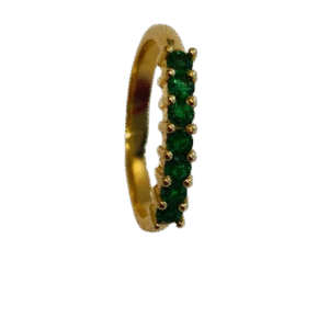Anillo en Oro 18k con Esmeraldas AN021