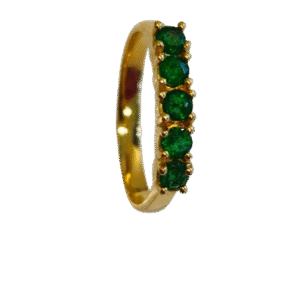 Anillo en Oro 18k con Esmeralda AN023