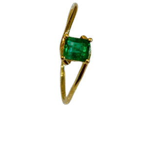 Anillo en Oro 18k con Esmeralda AN031
