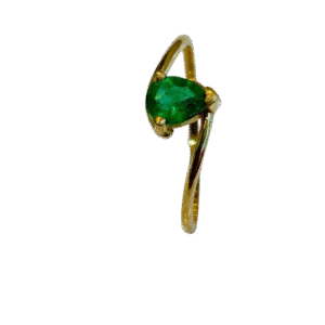 Anillo en Oro 18k con Esmeralda AN036