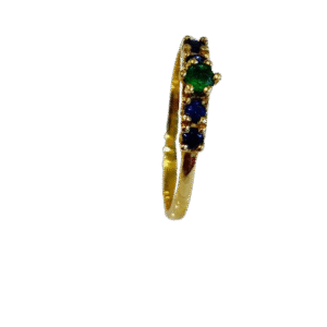 Anillo en Oro 18k con Esmeralda AN034