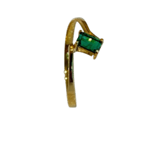 Anillo en Oro 18k con Esmeralda AN035