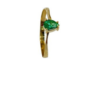 Anillo en Oro 18k con Esmeralda AN41