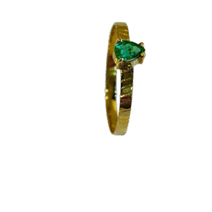 Anillo en Oro 18k con Esmeralda AN038