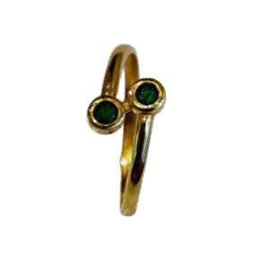 Anillo en Oro 18k con Esmeralda AN049