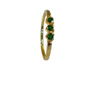 Anillo en Oro 18k con Esmeralda AN055