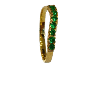Anillo en Oro 18k con Esmeralda AN024