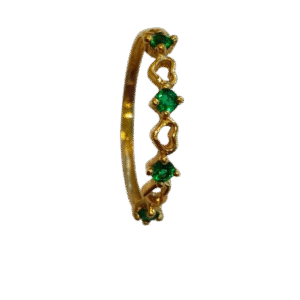 Anillo en Oro 18k con Esmeralda AN025